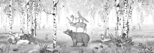 Papier peint roi de la forêt - Muralconcept