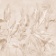 Papier peint élégante jungle poudrée - Muralconcept