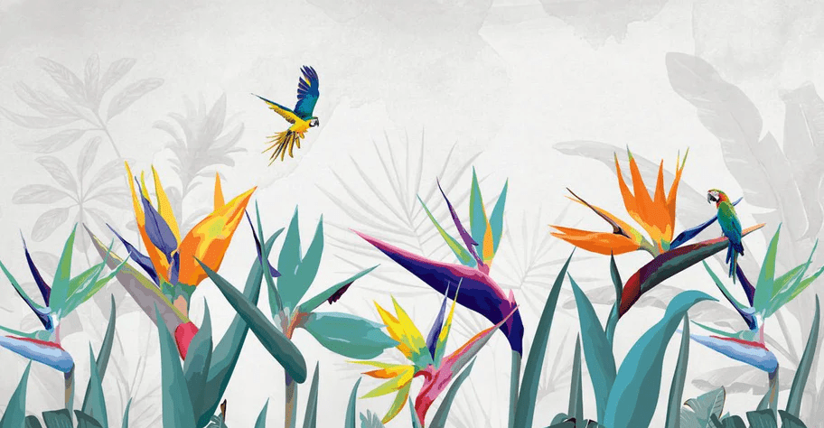 Papier peint panoramique exotique balata - Muralconcept