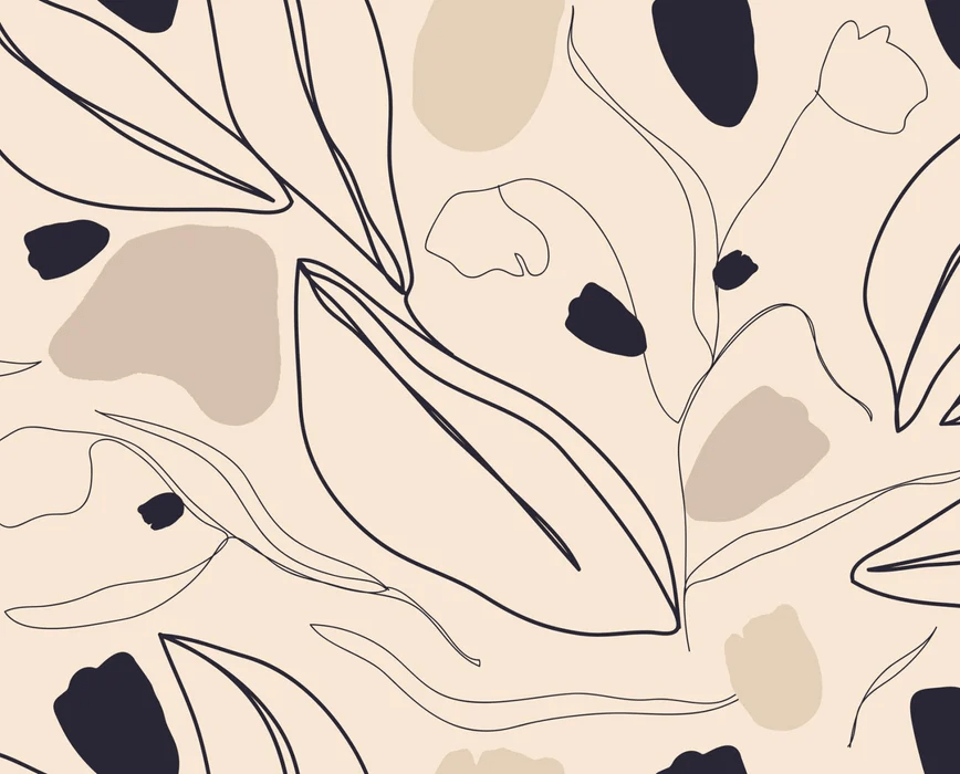 Papier peint design épuré nude