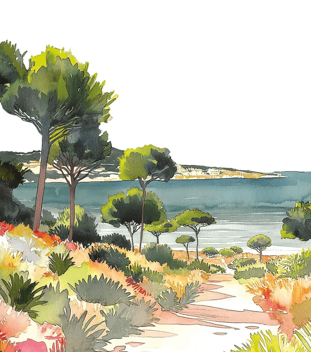 Papier peint panoramique air estival