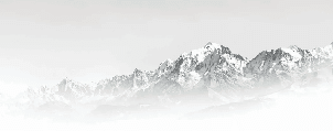 Papier peint Mont Blanc dans la brume noir et blanc - Muralconcept