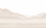 Papier peint Annecy et son lac paisible beige - Muralconcept