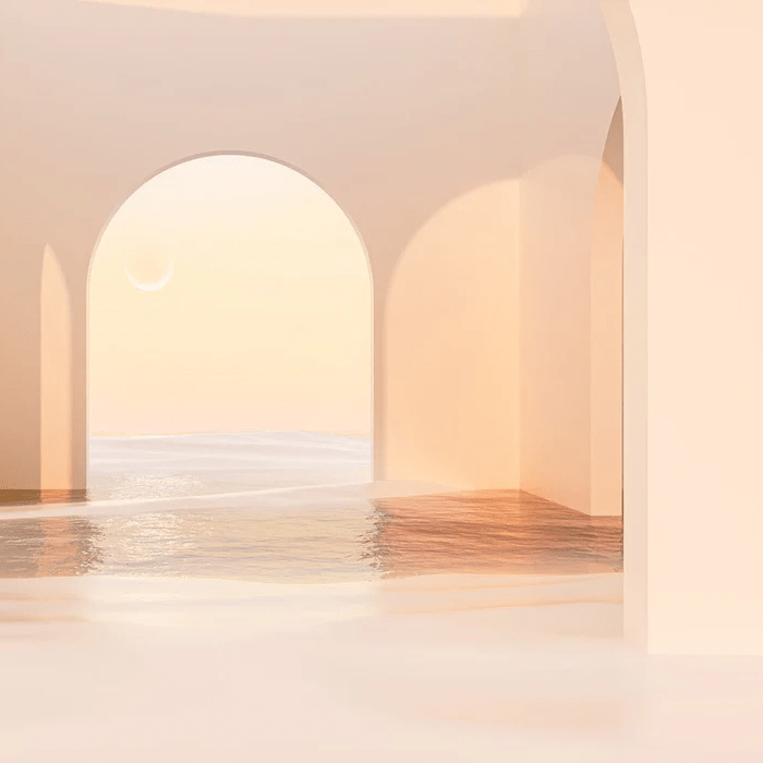 Papier peint panoramique design sunset arch