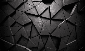 Papier peint 3D Black Perspective - Muralconcept