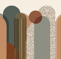 Papier peint bureau Art déco graphique tendance