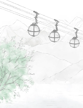 Papier peint panoramique - Bulle alpine