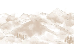 Papier peint panoramique Aravis sépia