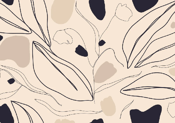 Papier peint design épuré nude