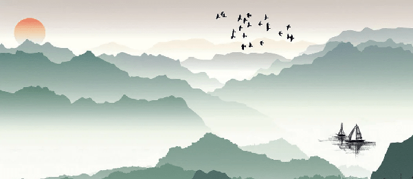 Papier peint montagne et voile sur le lac, XXL, tendance