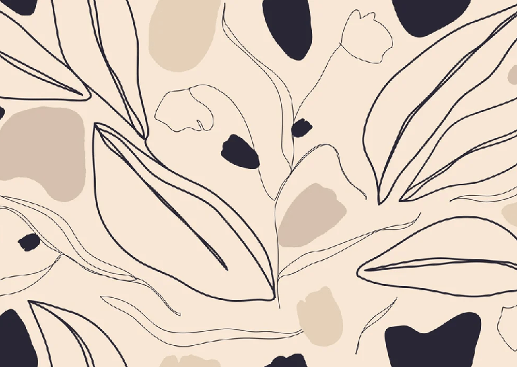 Papier peint design épuré nude