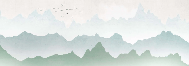 Papier peint brume matinale forêt, XXL, tendance