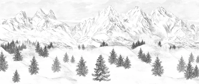 Papier peint Aiguilles d'Arves
