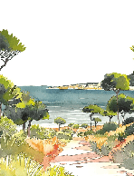 Papier peint panoramique air estival