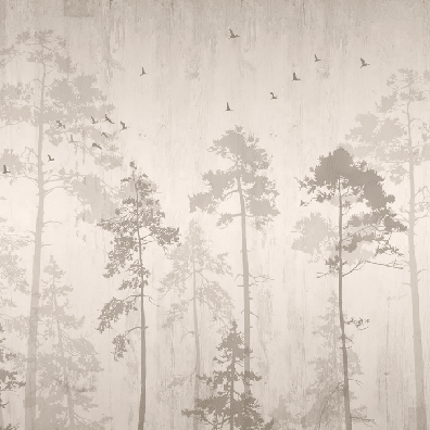 Papier peint Forêt automnale - Muralconcept