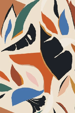 Papier peint contemporain végétal - Muralconcept