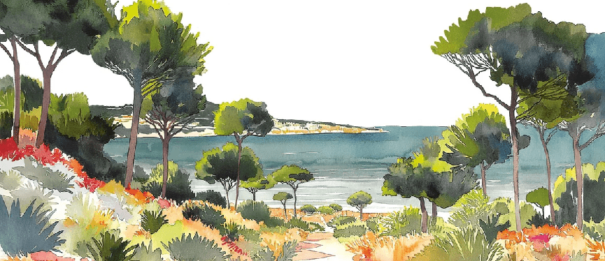 Papier peint panoramique air estival