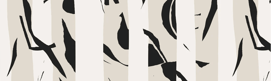 Papier peint rayure bichrome - Muralconcept