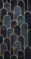 Papier peint dark blue chic