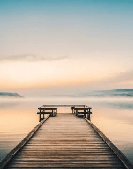 Papier peint photo vue lac - Muralconcept