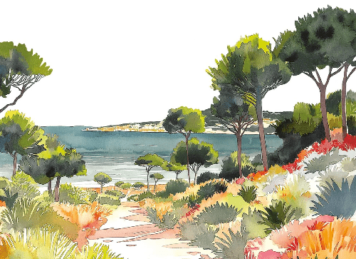 Papier peint panoramique air estival