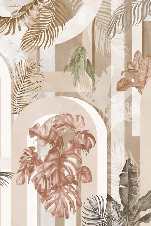 Papier peint tendance arche sépia - Muralconcept