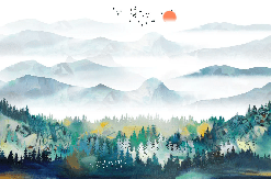 Papier peint Mountain & Scandinave