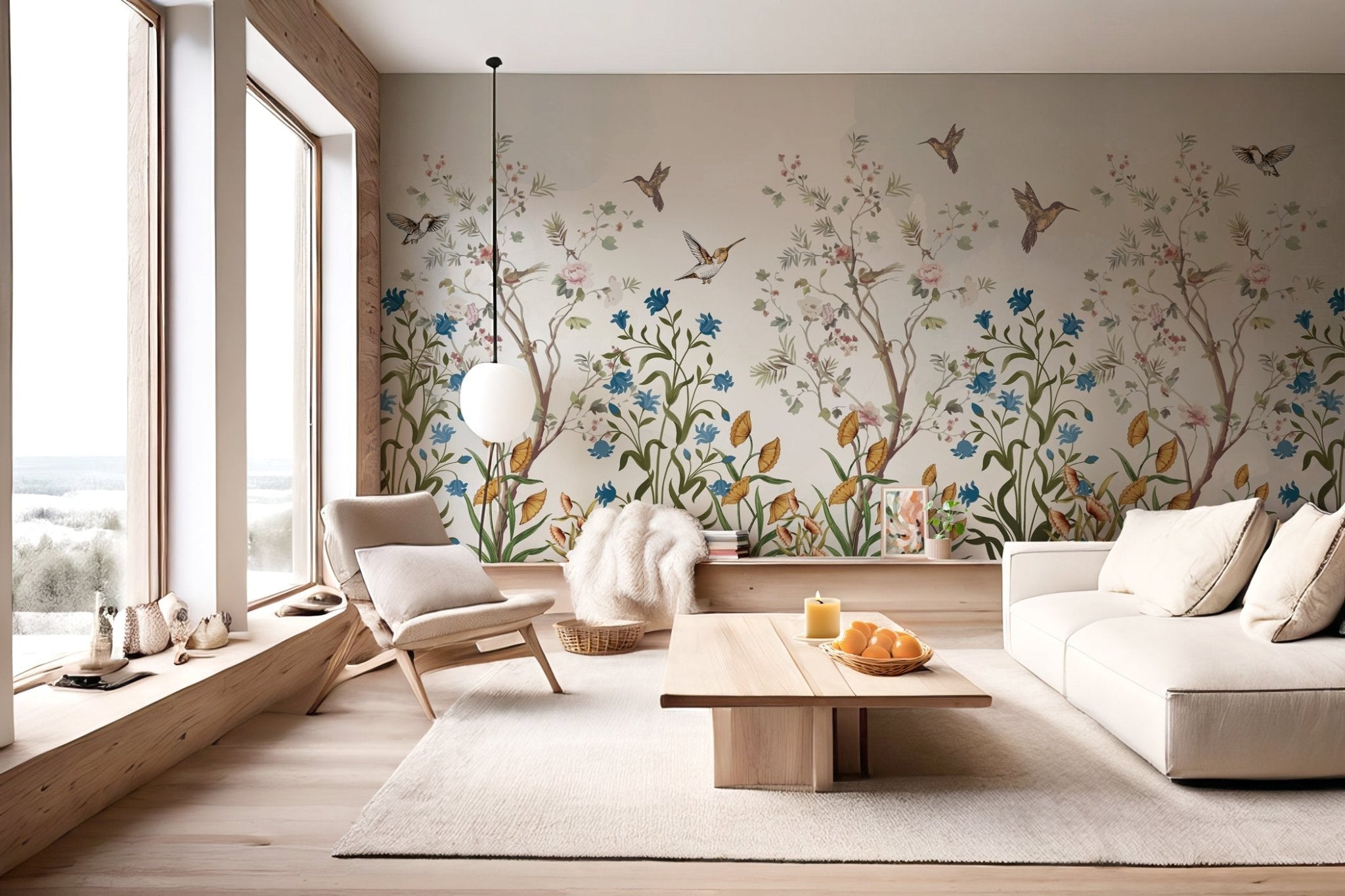 Papier peint jardin impérial, XXL, tendance