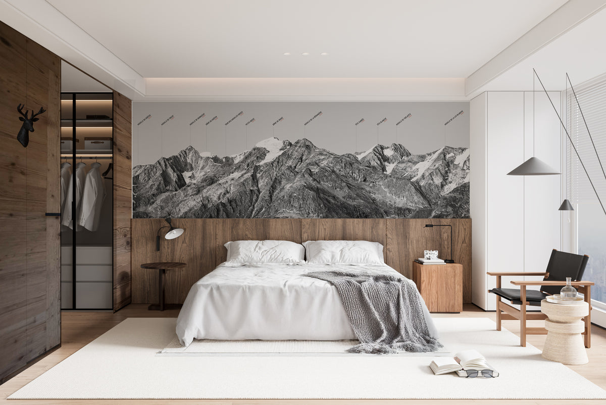 Papier peint montagne dôme Alpin