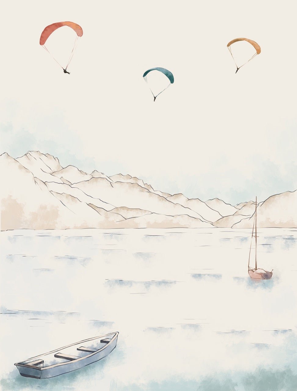 Papier peint Annecy, cimes & art, XXL, tendance