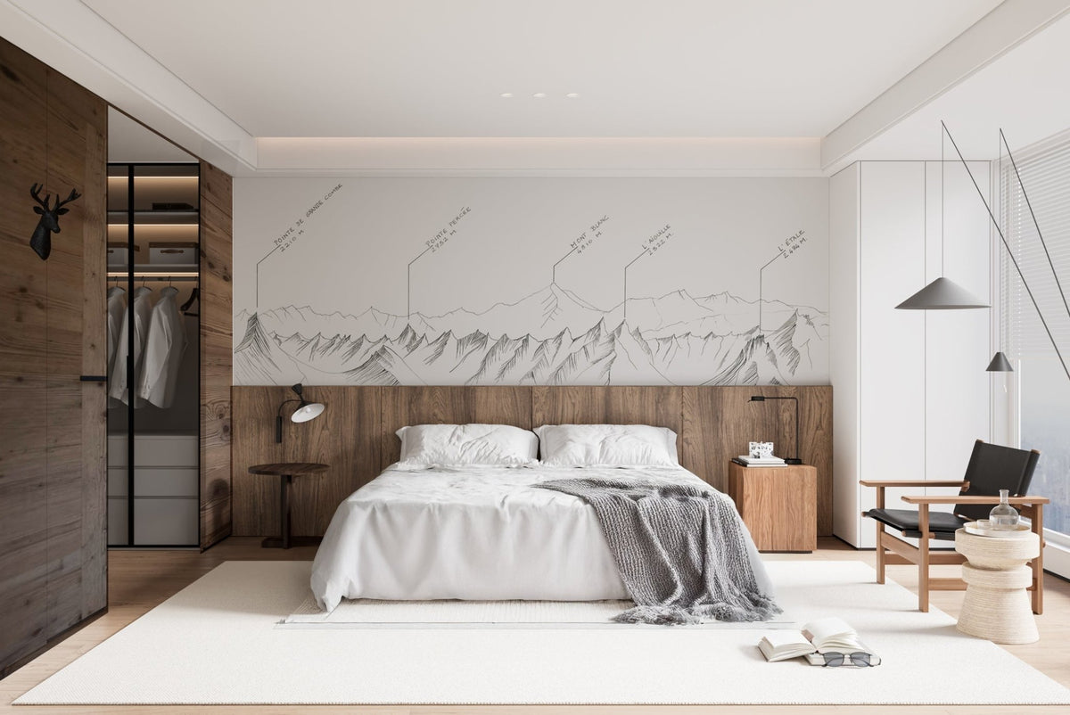 Papier peint montagne – La Clusaz et ses sommets