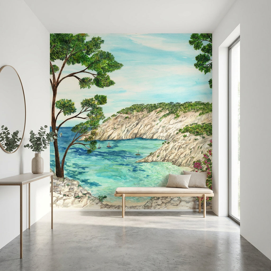 Papier peint panoramique - Les Calanques du sud