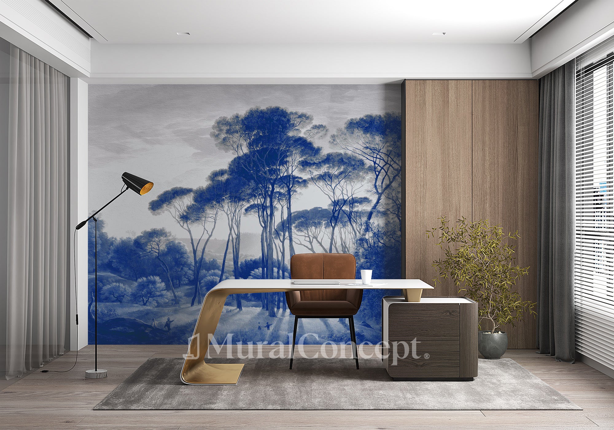 papier peint paysage italien hendrick pin parasol panoramique musée 