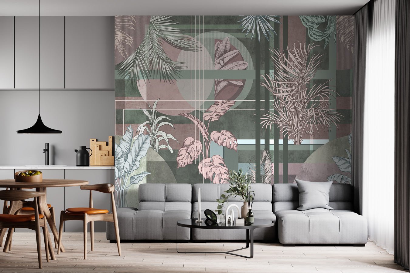 Papier peint moderne design - papier peint sur mesure francais - muralconcept