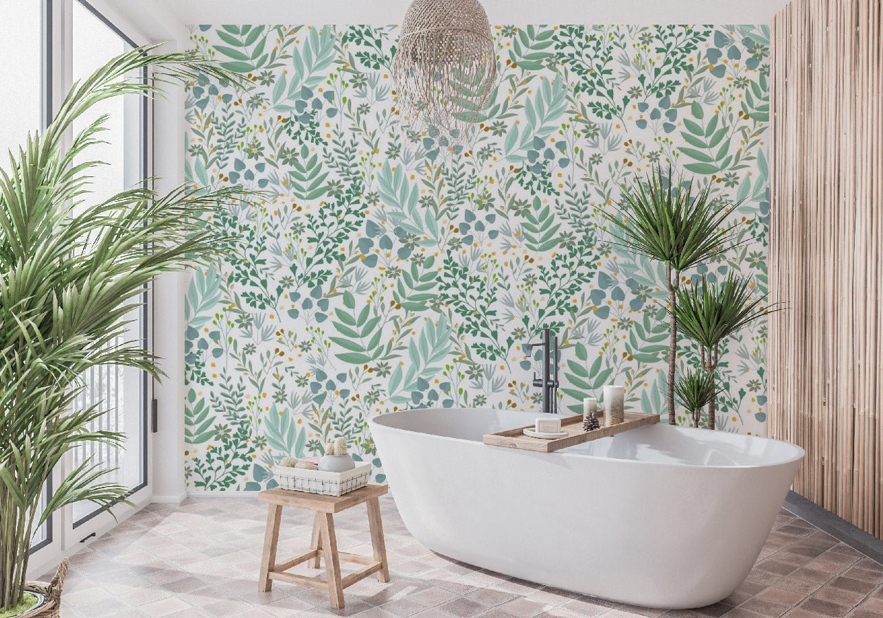 Papier peint végétal addict - papier peint sur mesure francais - muralconcept