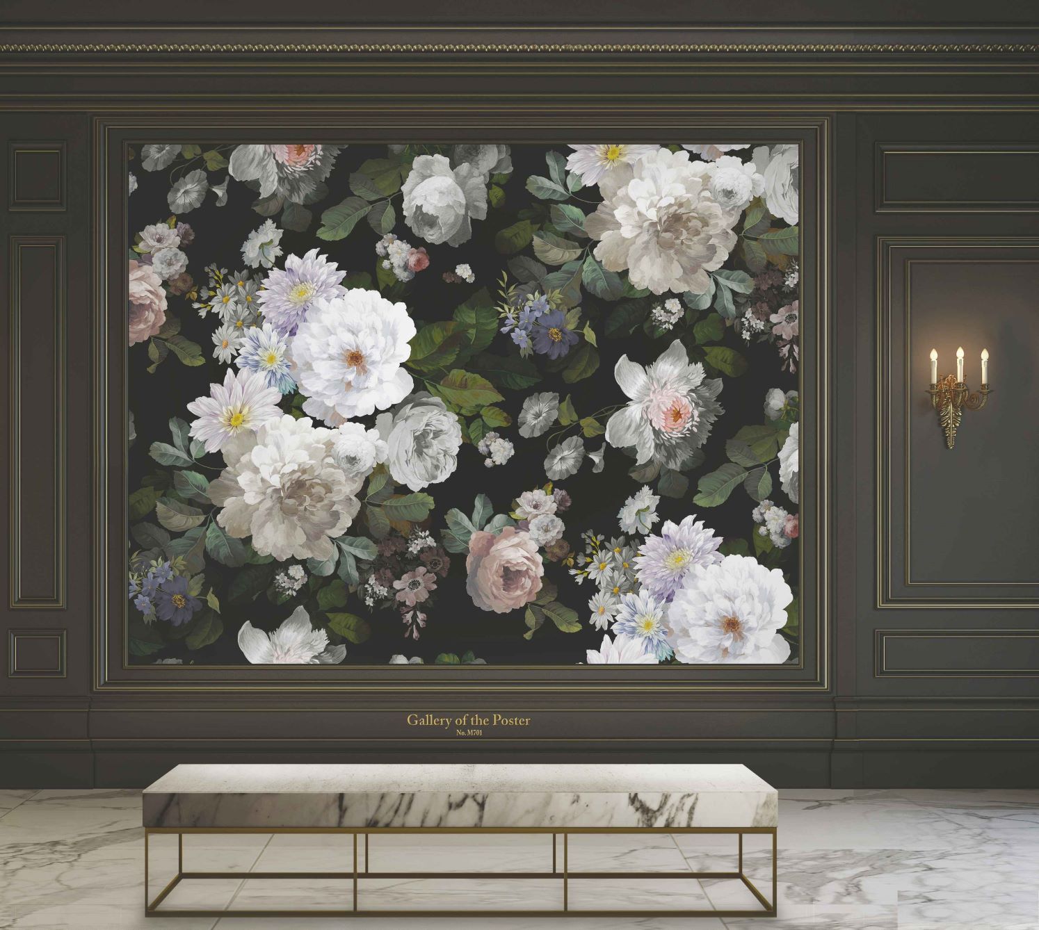 Papier peint jardin d'hiver - papier peint sur mesure francais - muralconcept