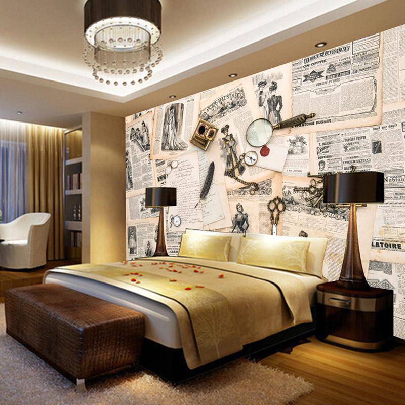 Papier peint Newspaper - papier peint sur mesure francais - muralconcept