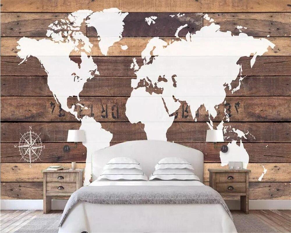 Papier peint WorldMap Vintage