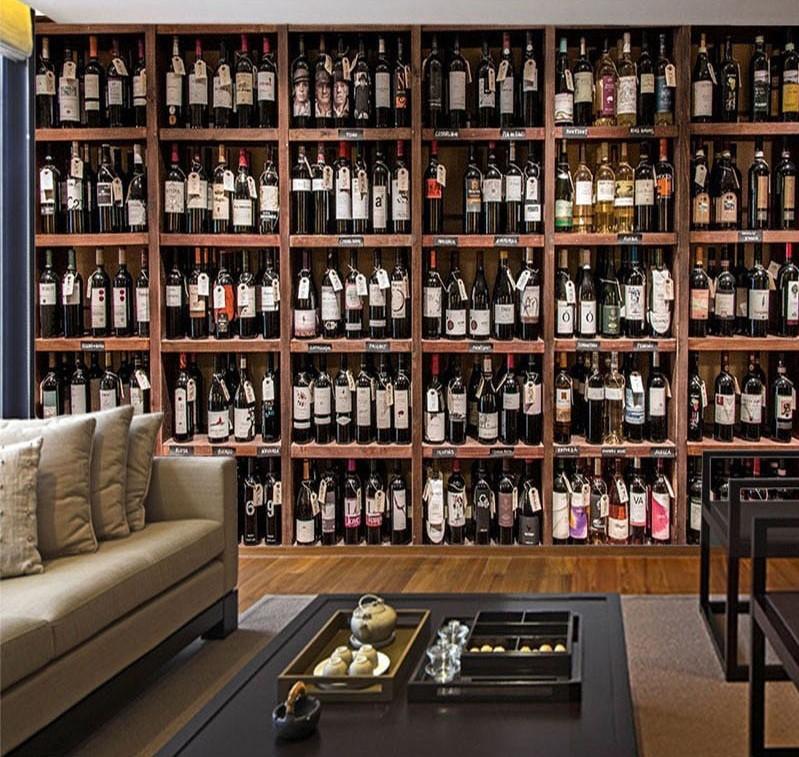 Papier peint Authentique Cave à Vin - papier peint sur mesure francais - muralconcept