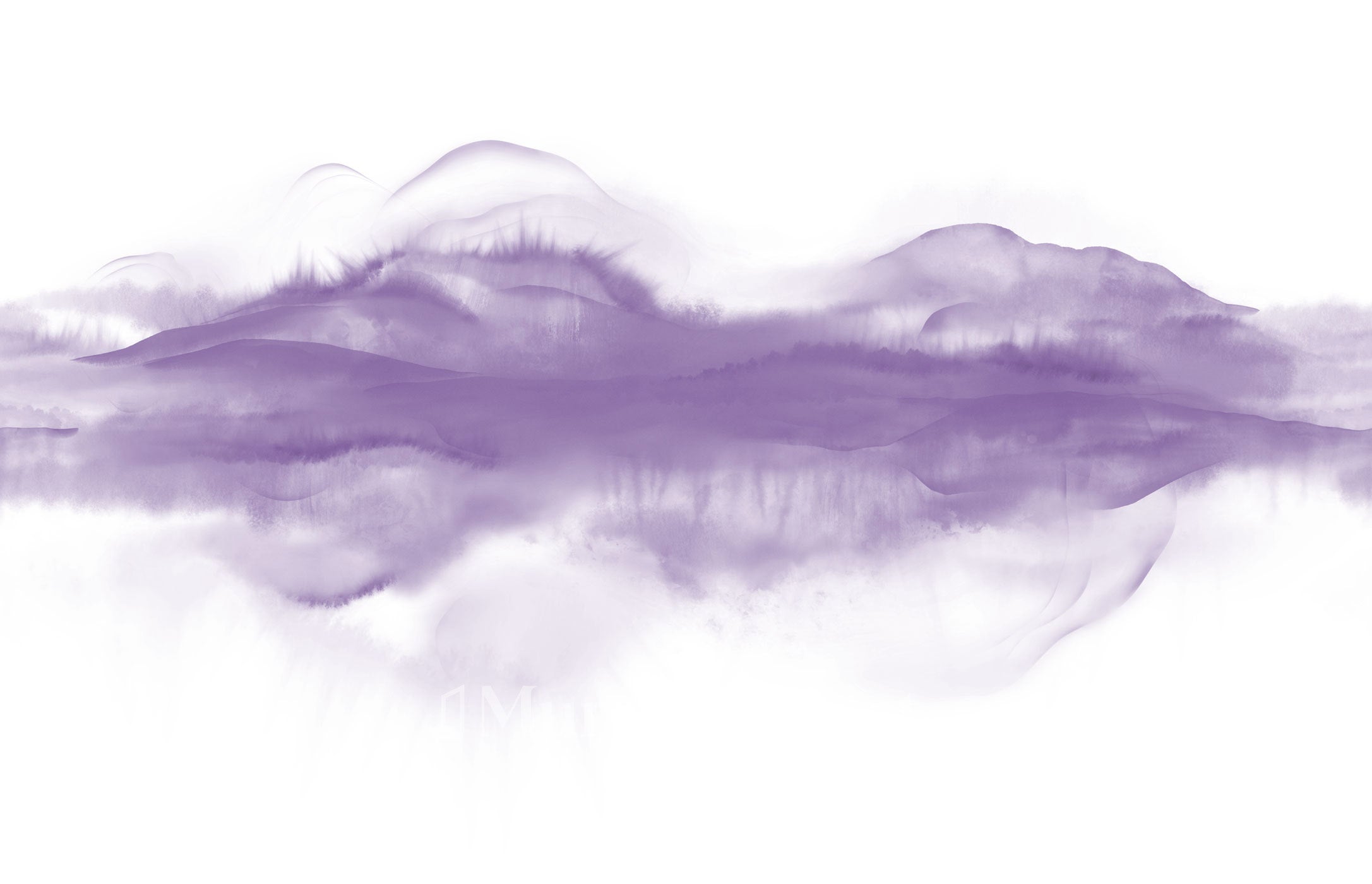 Papier peint panoramique encre - panoramique français