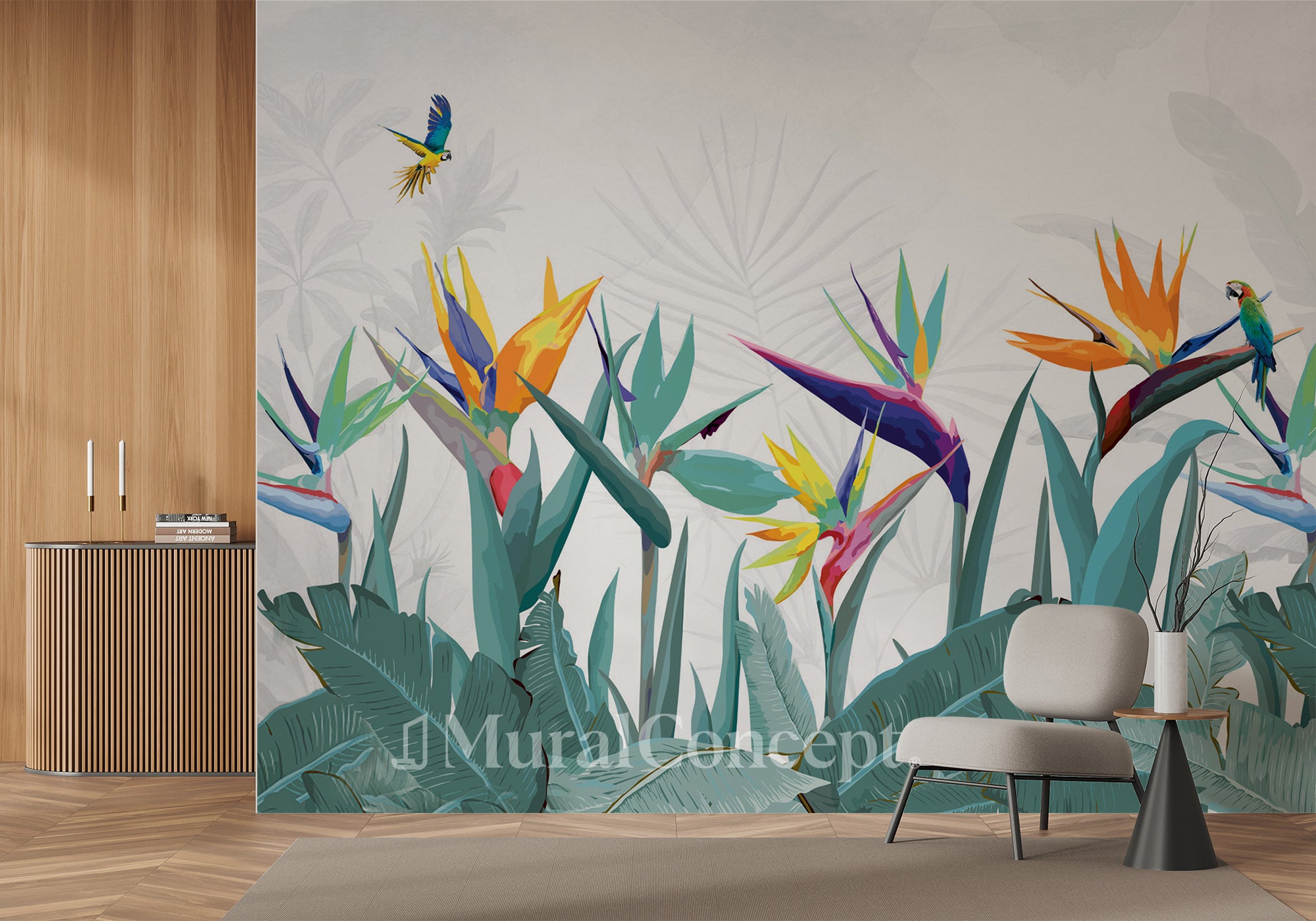 Papier peint panoramique exotique balata - panoramique français