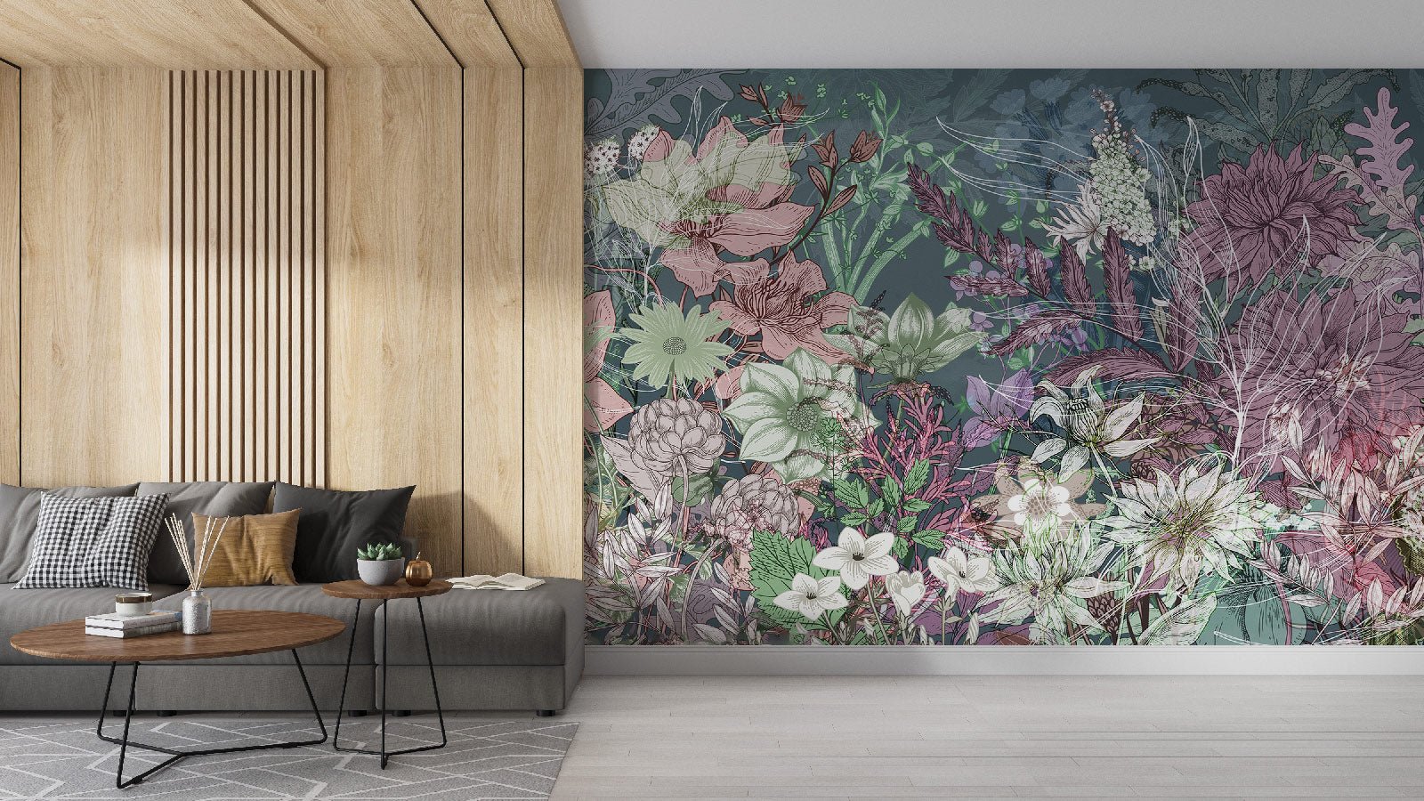 Papier peint panoramique flower dream - Muralconceptpapier_peint_sur_mesure