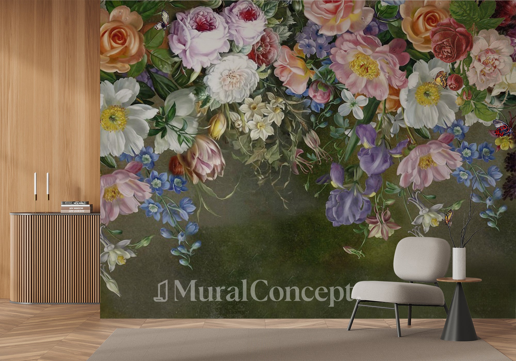 Papier peint Romantique Voyage Vintage - panoramique français