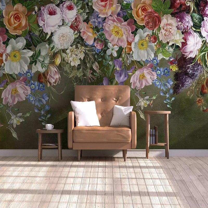 Papier peint Romantique Voyage Vintage