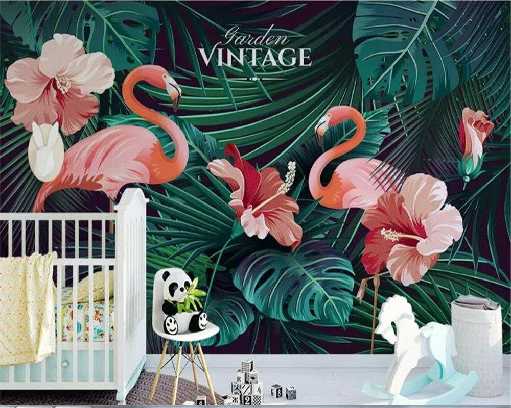 Papier peint Vintage Jungle - papier peint sur mesure francais - muralconcept